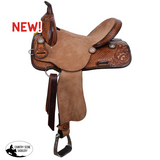 New! Double T Hickory Dash Spinal Relief Barrel Style Saddle - 14 -10.4kg - Country Scene Saddlery and Pet Supplies