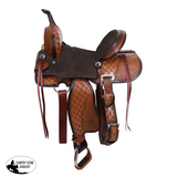 New! Double T Ivy Barrel Style Saddle - 14, 15 Inch - Country Scene Saddlery and Pet Supplies