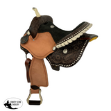 New! Double T Jackpot Barrel Style Saddle - 15 Inch