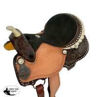 New! Double T Jackpot Barrel Style Saddle - 15 Inch