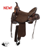 New! Double T Josie Spinal Relief Barrel Style Saddle - 14, 15, 16 Inch - Country Scene Saddlery and Pet Supplies