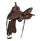 New! Double T Josie Spinal Relief Barrel Style Saddle - 14, 15, 16 Inch - Country Scene Saddlery and Pet Supplies