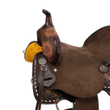 New! Double T Josie Spinal Relief Barrel Style Saddle - 14, 15, 16 Inch - Country Scene Saddlery and Pet Supplies
