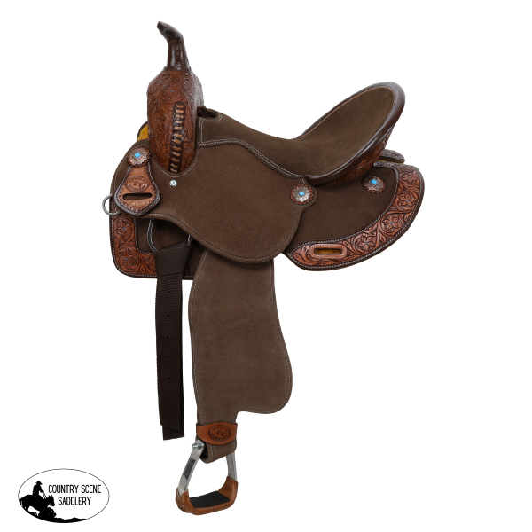 New!Double T Kassidy Spinal Relief Barrel Style Saddle - 14 15 Inch