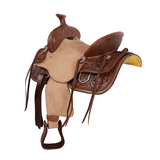 New! Double T Plainsman Roper Style Saddle - 13 Inch Western Saddle