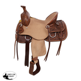 New! Double T Plainsman Roper Style Saddle - 13 Inch - Country Scene Saddlery and Pet Supplies