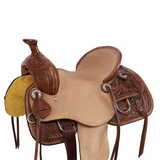 New! Double T Plainsman Roper Style Saddle - 13 Inch Western Saddle