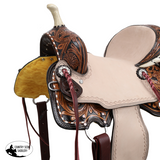New! Double T Primrose Barrel Style Saddle - 13 Inch 7 inch full bar - Country Scene Saddlery and Pet Supplies