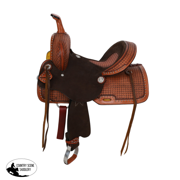 New! Double T Priscilla Barrel Style Saddle - 13 Inch Horse Tack