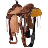 New! Double T Ranchland Rose Roper Style Saddle - 15 Inch - Country Scene Saddlery and Pet Supplies