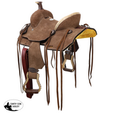 New! Double T Rawhide Wrangler Roper Style Saddle - 12 Inch - Country Scene Saddlery and Pet Supplies