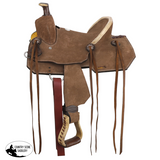 New! Double T Rawhide Wrangler Roper Style Saddle - 12 Inch - Country Scene Saddlery and Pet Supplies