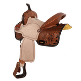 New! Double T Savannah Barrel Style Saddle - 15 Inch Western