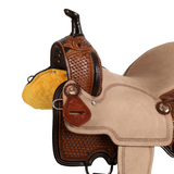 New! Double T Savannah Barrel Style Saddle - 15 Inch Western