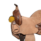 New! Double T Sedona Spinal Relief Barrel Style Saddle - 14, 15 Inch - Country Scene Saddlery and Pet Supplies