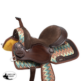 New! Double T Shockwave Barrel Style Saddle - 12 Inch 12inch Western Saddles