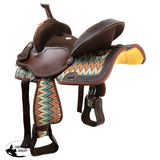 New! Double T Shockwave Barrel Style Saddle - 12 Inch 12inch Western Saddles