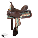 New! Double T Shockwave Barrel Style Saddle - 12 Inch 12inch Western Saddles