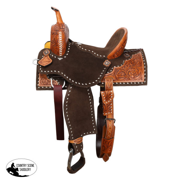 New! Double T Sterling Barrel Style Saddle - 15 Inch 15 inch Western Saddles