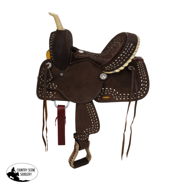 New! Double T Vivien Barrel Style Saddle - 12 Inch Horse Tack