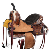 New! Double T Wildhide Series Alma Barrel Style Saddle - 12 Inch - Country Scene Saddlery and Pet Supplies