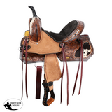 New! Double T Wildhide Series Alma Barrel Style Saddle - 12 Inch - Country Scene Saddlery and Pet Supplies