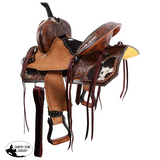 New! Double T Wildhide Series Alma Barrel Style Saddle - 12 Inch - Country Scene Saddlery and Pet Supplies