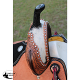 New! Double T Wildhide Series Alma Barrel Style Saddle - 15 Inch - Country Scene Saddlery and Pet Supplies