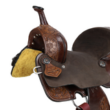 New! Double T Willow Barrel Style Saddle - 14 15 Inch Youth Barrel Saddles