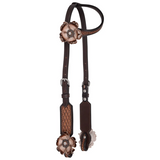 New! Dusty Rose One Ear Headstall Western Breastplate