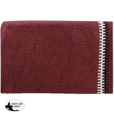 New! Economy style 32’’ X 64’’ 3 kilo saddle blanket Burgundy