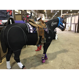 New! EQUINE COMPRESSION NECK AND HOOD COMBO PRINTED -USA STARS & STRIPES - Country Scene Saddlery and Pet Supplies