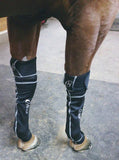 EQUINE ICE COMPRESSION SOCK Black. - Country Scene Saddlery and Pet Supplies