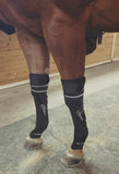 EQUINE ICE COMPRESSION SOCK Black. - Country Scene Saddlery and Pet Supplies