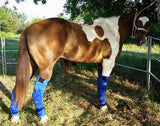 EQUINE ICE COMPRESSION SOCK - BLUE . - Country Scene Saddlery and Pet Supplies