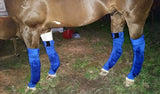 EQUINE ICE COMPRESSION SOCK - BLUE . - Country Scene Saddlery and Pet Supplies