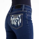 New! Esk High Rise Boot Cut Jeans Ladies Jeans