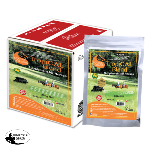 Evm Tropical Blend For Horses On High Oxalate Pastures – Targeted Nutrition With Extra Calcium