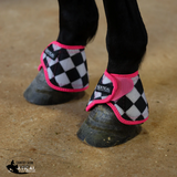 New! FINISH LINE & HOT PINK BELL BOOTS MEDIUM / FRONT Splint Boots
