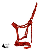 New! Flat Nose Mule Tape Halters Full/Cob / Red Horse Halters