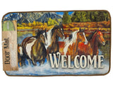 Floor Mat Running Horses - Country Scene Saddlery and Pet Supplies