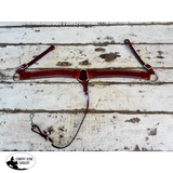 New! Floral Tooled and Silver Dots Leather Breastplate