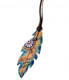 Follow dreams" hand painted tie-on feather - Country Scene Saddlery and Pet Supplies