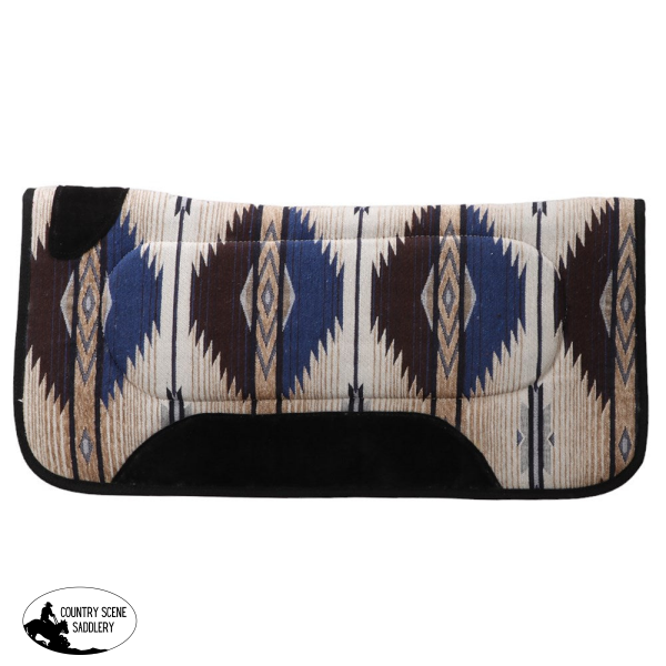 New! Fort Worth AP Contoured Saddle Pad - 30’’ x 30’’ BK