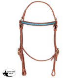 New! Fort Worth Barcoo Bridle W/Turquoise 3/4″