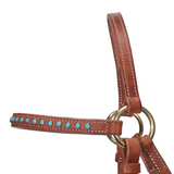 New! Fort Worth Barcoo Bridle W/Turquoise Stone