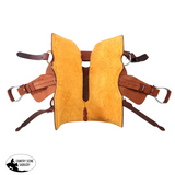 New! Fort Worth Cowhorse Rough Out Saddle - Chestnut - Country Scene Saddlery and Pet Supplies