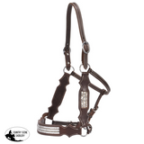 New! Fort Worth Dakota Leather Halter w/Bling - Country Scene Saddlery and Pet Supplies