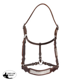 New! Fort Worth Dakota Leather Halter w/Bling - Country Scene Saddlery and Pet Supplies