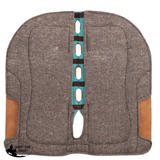 New! Fort Worth Felt Barrel Pad w/Shim Built Up - Turquoise 30’’ x 30’’ Western Pad